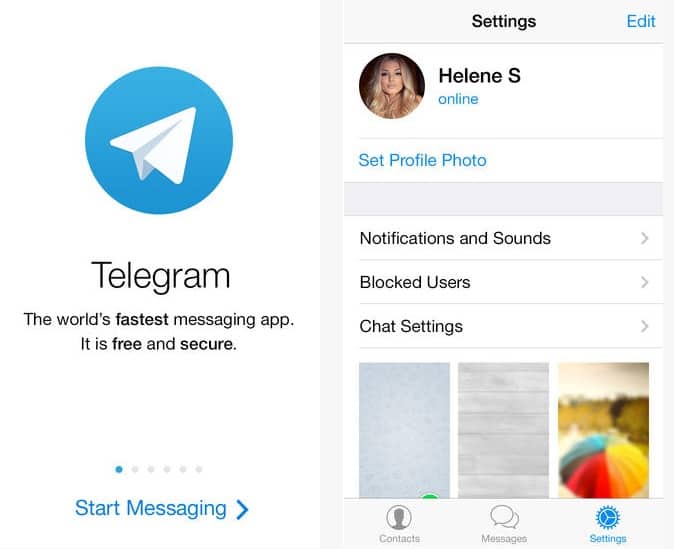 Telegram para iPhone- Alternativa a WhatsApp