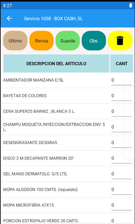 i-Gest: creación de albaranes en la App móvil